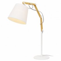 Настольная лампа с абажуром Arte Lamp Pinocchio A5700LT-1WH