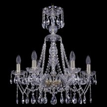 Люстра для гостиной Bohemia Ivele Crystal 1413 1413/6/200/XL-66/G