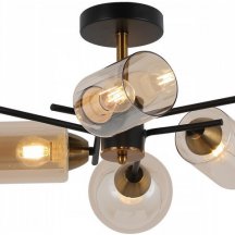 Люстра для спальни Illumico  IL8243-6COU-79 BK GD