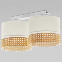 Потолочная люстра из ткани TK Lighting Paglia 6692 Paglia