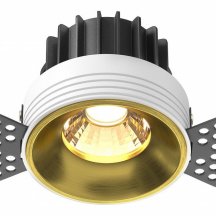 Точечный светильник Round DL058-12W3K-TRS-BS