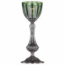 Лампа с абажуром Bohemia Ivele Crystal 7110 71100L/15 NB P1 Clear-Green/H-1H