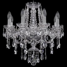 Люстра для гостиной Bohemia Ivele Crystal 1415 1415/8/165/Ni