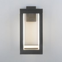 Уличный настенный светодиодный светильник Elektrostandard Frame 1527 Techno Led серый a051856