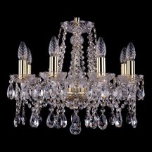 Люстра в гостиную Bohemia Ivele Crystal 1413 1413/8/165/G