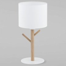 Настольная лампа с абажуром TK Lighting Albero 5571 Albero White