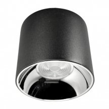 Потолочный светодиодный светильник Lumina Deco Tubi LDC 8057-20WCOB ZS-D150*H150 BK