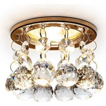 Встраиваемый светильник Ambrella light Crystal K2051 CL/G