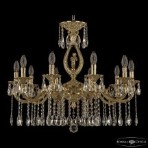 Подвесная люстра Bohemia Ivele Crystal Verona 72401/10/250 A G FA4M