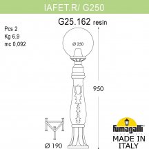 Наземный фонарь Fumagalli GLOBE 250 G25.162.000.AXF1R