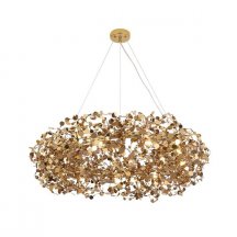 Элитная подвесная люстра Crystal Lux  GARDEN SP9 D800 GOLD