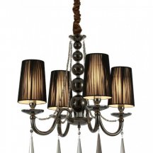 Подвесная люстра Lumina Deco Fabione LDP 1200-4 BK