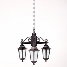 Уличный светильник подвесной Oasis Light PETERSBURG S 79870S/3 Bl