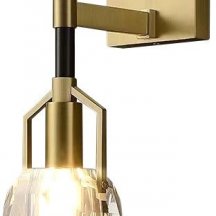 Бра Wall lamp 8960-1W brass/clear