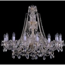 Элитная люстра Bohemia Ivele Crystal 1411 1411/16/360/XL-87 G