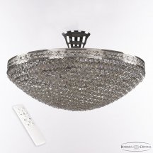 Элитная потолочная люстра Bohemia Ivele Crystal 1932 19321/45IV/LED-DIM Ni