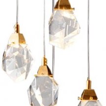 Подвесной светильник DeLight Collection Crystal rock MD-020B-5 gold