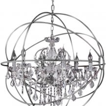 Элитная люстра DeLight Collection Foucault'S Orb 5014-D6 chrome