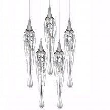 Подвесной светильник DeLight Collection Goddess Tears P68009L-5/R chrome