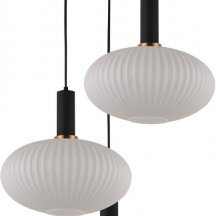 Подвесная люстра Lumina Deco Floril LDP 1216-3 WT+BK