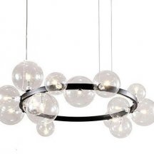 Подвесная люстра DeLight Collection Art Deco Bubble OMG1075R black/clear