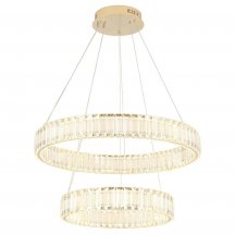 Подвесной светодиодный светильник Crystal Lux Musika SP100W Led Gold