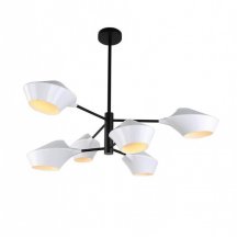 Люстра для натяжных потолков Lumina Deco Romina LDP 6037-6 WT+BK