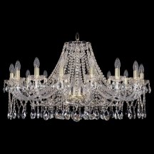 Элитная подвесная люстра Bohemia Ivele Crystal 1413 1413/16/360/G