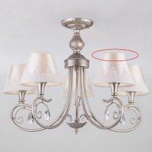 Люстра для спальни Eurosvet Incanto 60069/5 серебро