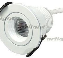 Встраиваемый светильник Arlight LTM-R45WH 3W Warm White 30deg