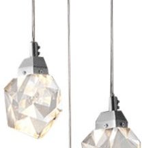 Подвесной светильник DeLight Collection Crystal rock MD-020B-3 chrome