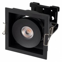 Накладной точечный светильник Arlight CL-SIMPLE-S80x80-9W Warm3000 (BK. 45 deg) 028149