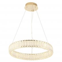 Подвесной светодиодный светильник Crystal Lux Musika SP50W Led Gold