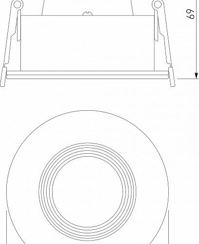 Встраиваемый светильник Elektrostandard Artis a066136