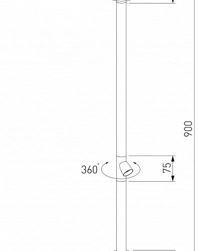 Наземный низкий светильник Elektrostandard Rone a066698