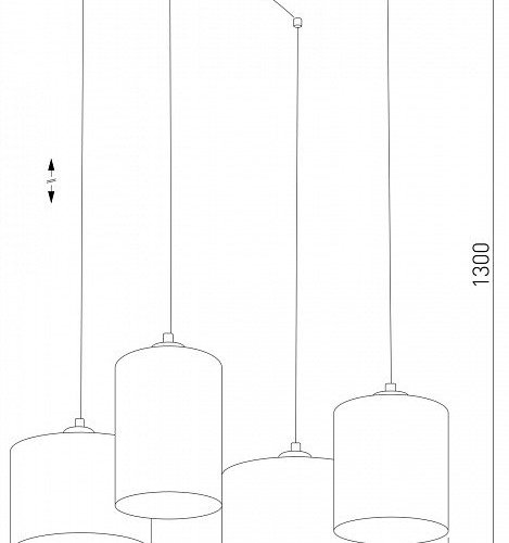 Подвесная люстра TK Lighting Juta 6585 Juta