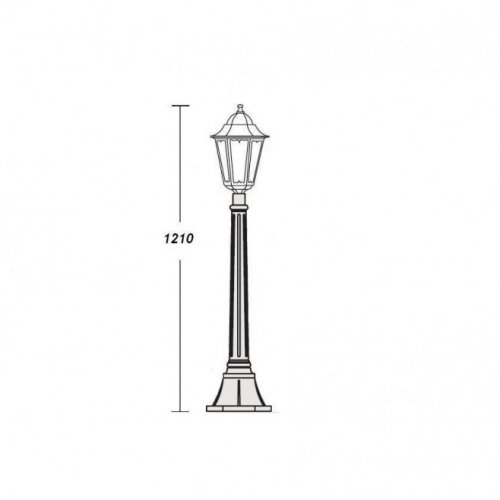 Наземный фонарь Oasis Light 79807M Bl