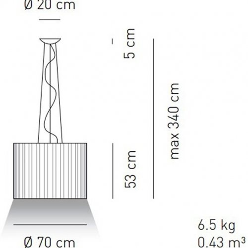 Подвесной светильник Skirt SPSKR070E27 NE BC