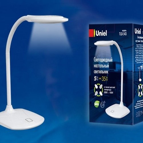 Офисная настольная лампа TLD-543 White/LED/350Lm/4500K