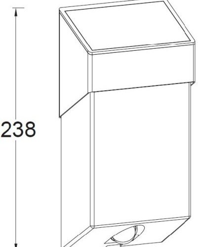 Настенный светильник уличный SOLAR ST9079 SS