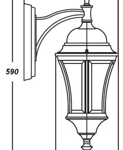 Настенный фонарь уличный ASTORIA 1 L 91302L cover Bl