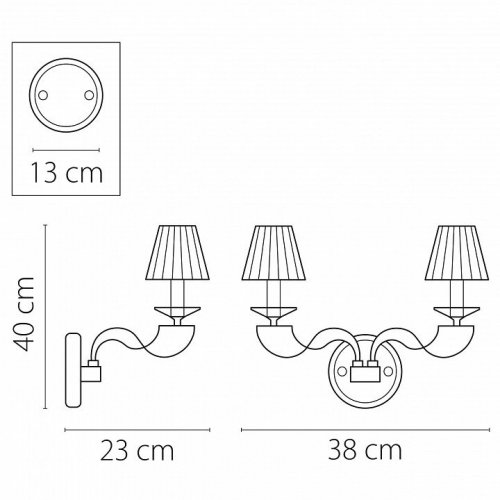 Бра Osgona Alveare 702624