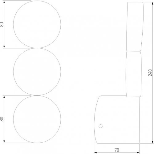 Настенный светильник Brioni 40130/LED золото