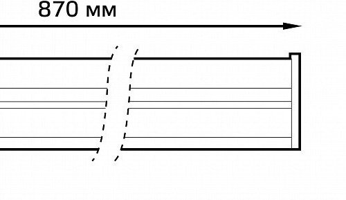 Линейный светодиодный светильник Gauss TL Elementary TL005