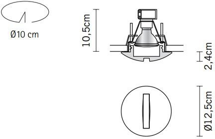 Точечный светильник Faretti D27F0301