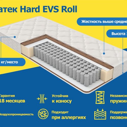 Орматек Hard EVS Roll 140x195