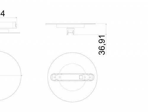 Трековый светильник AIR REFLEX DK5320-BK