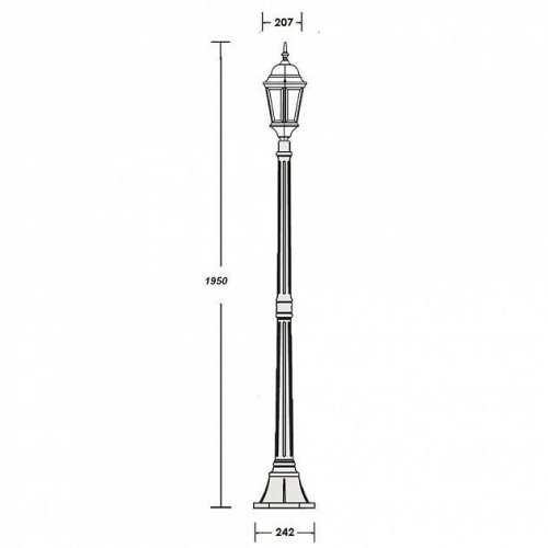 Наземный фонарь Oasis Light 91408L Gb