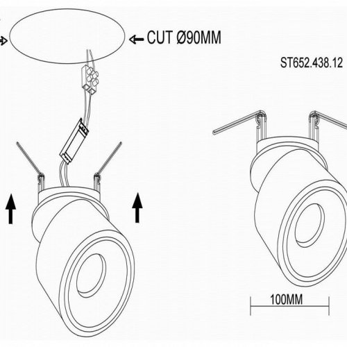 Точечный светильник ST Luce St652 ST652.438.12