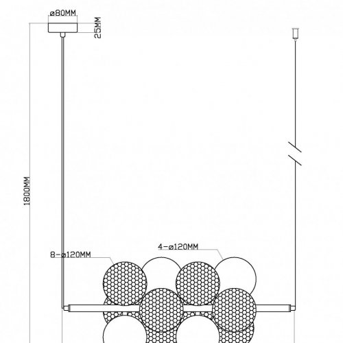 Подвесной светильник Michelle MR2080-4P